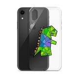 Dinosaur Butt Feet Polygonal iPhone Case