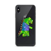 Dinosaur Butt Feet Polygonal iPhone Case