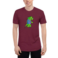 Premium Dinosaur Butt Feet Polygon T-Shirt