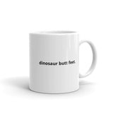 Dinosaur Butt Feet Coffee Mug